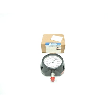 Weksler 3-1/2In 1/4In 0-5000Psi Npt Pressure Gauge BA332
